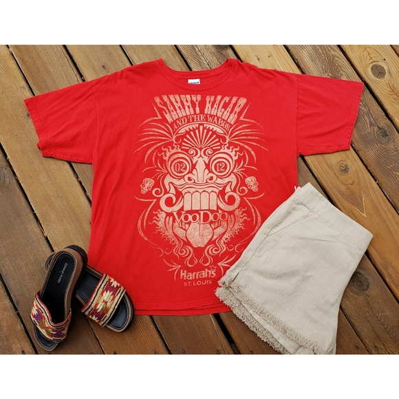 Gildan Tops - Sammy Hagar and the Wabos Voo Doo Band T'Shirt XL